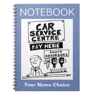 Autoservice-Center-Zahlungsschalter Notizblock