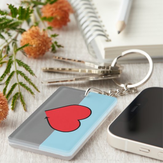 Autosexual Stolz Schlüsselanhänger (Vorderseite rechts)