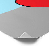 Autosexuelle Druckschrift und Symbol Poster (Ecke)