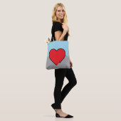 Autosexuelle Stolperflagge und Symbol Tasche (Am Model)