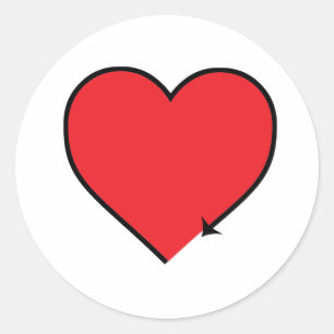 AUTOSEXUELLES SYMBOL RUNDER AUFKLEBER