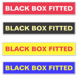 AUTOSIGNER: ANGEPASSTE SCHWARZE KARTE AUFKLEBER