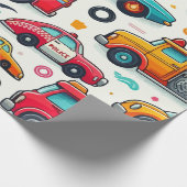 Autospielzeug Geschenkpapier (Ecke)