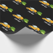 Autostab Funny Carrot Pun Dark BG Geschenkpapier (Ecke)