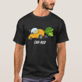 Autostab Funny Carrot Pun Dark BG T-Shirt (Vorderseite)