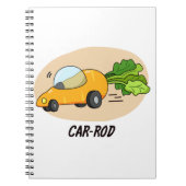 Autostab Funny Carrot Pun Notizblock (Vorderseite)