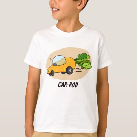 Autostab Funny Carrot Pun T-Shirt (Vorderseite)