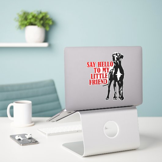 Autosticker Funny Great Dane Collection Aufkleber (Laptop auf Schreibtisch)