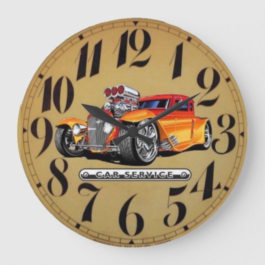 Autostil Große Wanduhr (Vorderseite)