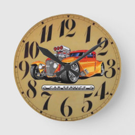 Autostil Runde Wanduhr