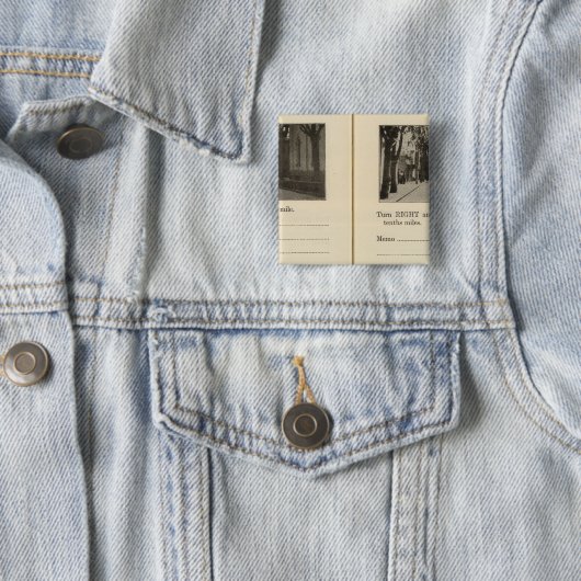 Autostraßen, NY Button (Beispiel)