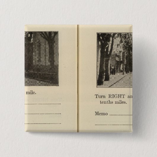 Autostraßen, NY Button (Vorderseite)