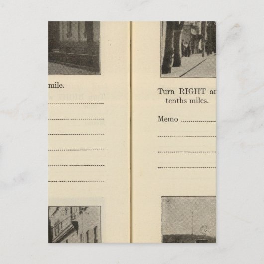 Autostraßen, NY Postkarte (Vorderseite)