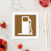 Autostraßensignierpapier Napkins Serviette (Beispiel)