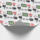 Autosymbole Geschenkpapier (Ecke)