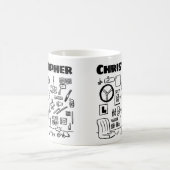 Autoteile Autozubehör Einzelhändler mit Namen Kaffeetasse (Mittel)