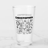 Autoteile oder Autoteile Einzelhändler mit Namen Glas (Rückseite)