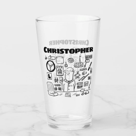 Autoteile oder Autoteile Einzelhändler mit Namen Glas (Rückseite)