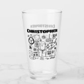 Autoteile oder Autoteile Einzelhändler mit Namen Glas (Vorderseite)