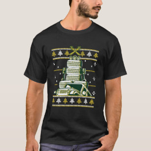 Autoteile Tree Ugly Weihnachtssüßer Familienmatte T-Shirt
