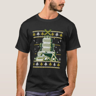 Autoteile Tree Ugly Weihnachtssüßer Familienmatte T-Shirt