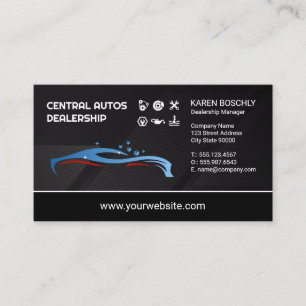 Autoteile und -dienste   Autohändler   Autoservice Visitenkarte