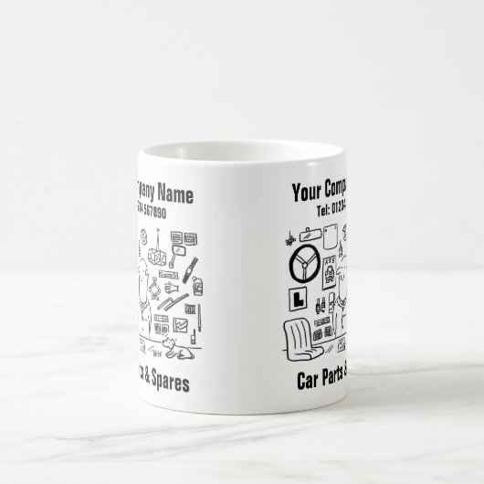 Autoteile und Ersatzteile Kaffeetasse (Mittel)