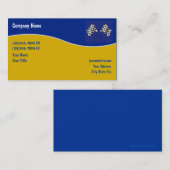 Autoteile und Service Visitenkarte (Vorne/Hinten)