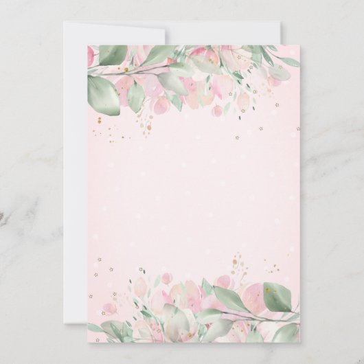 Autotiere dosieren mit Babydusche Einladung (Rückseite)