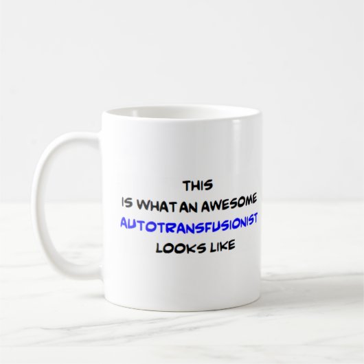 autotransfusionistisch, phantastisch kaffeetasse (Links)