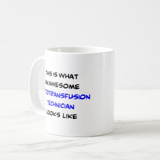 Autotransfusionstechniker, phantastisch kaffeetasse (Vorderseite Links)