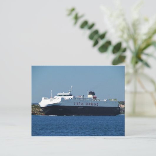 Autotransporter Galicia Postkarte (Stehend Vorderseite)