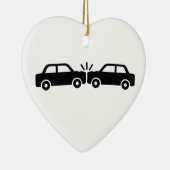 Autounfall Keramikornament (Rechts)