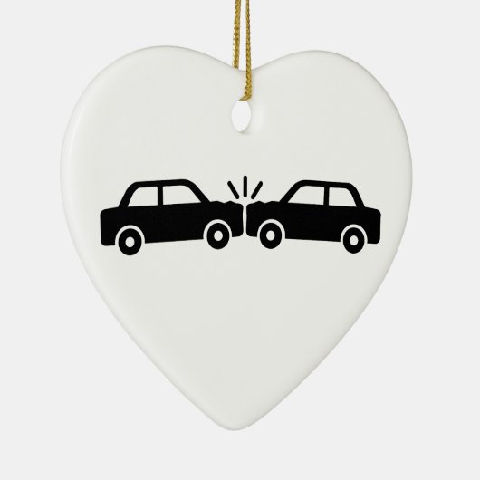 Autounfall Keramikornament (Rechts)