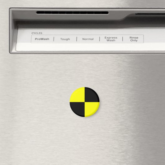 Autounfallprüfpuppen-Symbol Magnet (In Situ (Geschirrspüler))