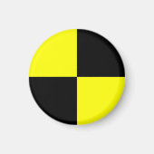 Autounfallprüfpuppen-Symbol Magnet (Vorne)