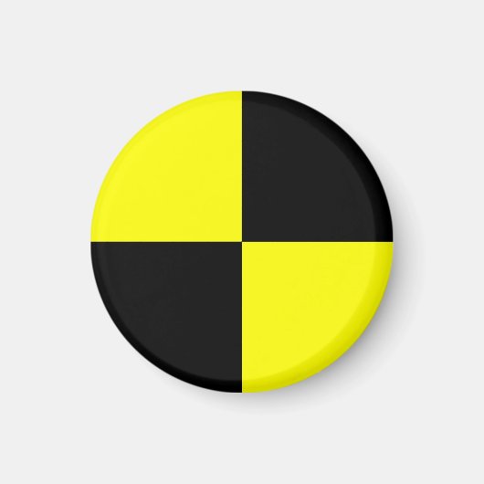 Autounfallprüfpuppen-Symbol Magnet (Vorne)