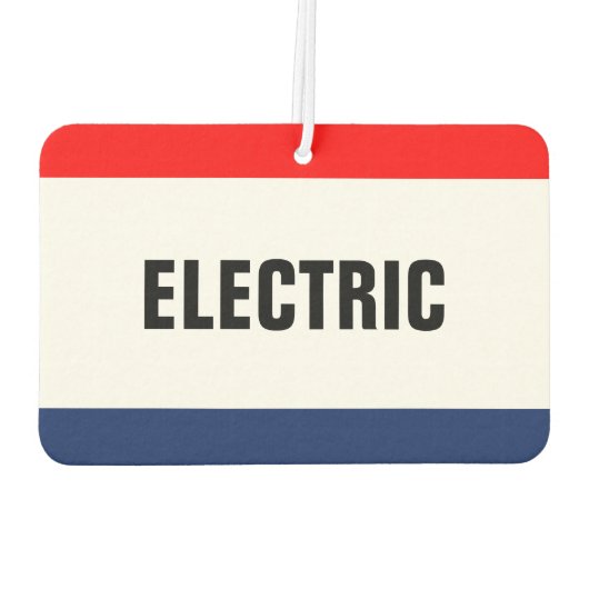 Autoverleih Elektrische Werbeaktion anpassbar Autolufterfrischer (Rückseite)