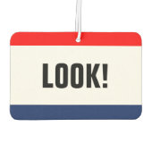 Autoverleih Neue Werbeaktion individuell anpassbar Autolufterfrischer (Rückseite)