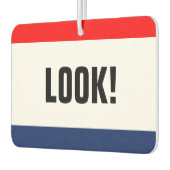 Autoverleih Neue Werbeaktion individuell anpassbar Autolufterfrischer (Links)