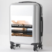 Autoverleihgeschäft Aufkleber (Koffer)