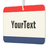 Autoverleihpromo Signage Persönlich gestalten Autolufterfrischer (Links)