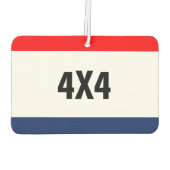 Autovermietung 4X4 Werbeaktion individuell anpassb Autolufterfrischer (Rückseite)