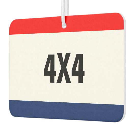 Autovermietung 4X4 Werbeaktion individuell anpassb Autolufterfrischer (Links)