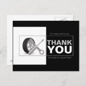 Autovermietung Autovermietung Vielen Dank Postkart Postkarte (Vorne/Hinten)