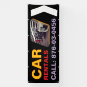 Autovermietung Custom Outdoor Banner (Vertikal)