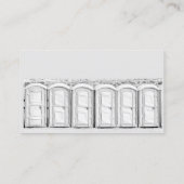 Autovermietung für tragbare Toiletten Visitenkarte (Rückseite)