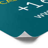 Autovermietung kundenspezifisches Poster (Ecke)