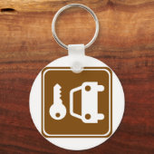 Autovermietung Schlüsselanhänger (Vorderseite)