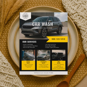 Autovermietung Unternehmen Black Yellow Flyer